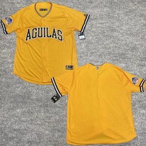 2023 Official Titans Del Caribe Aguilas Yellow Jersey Size X-Large